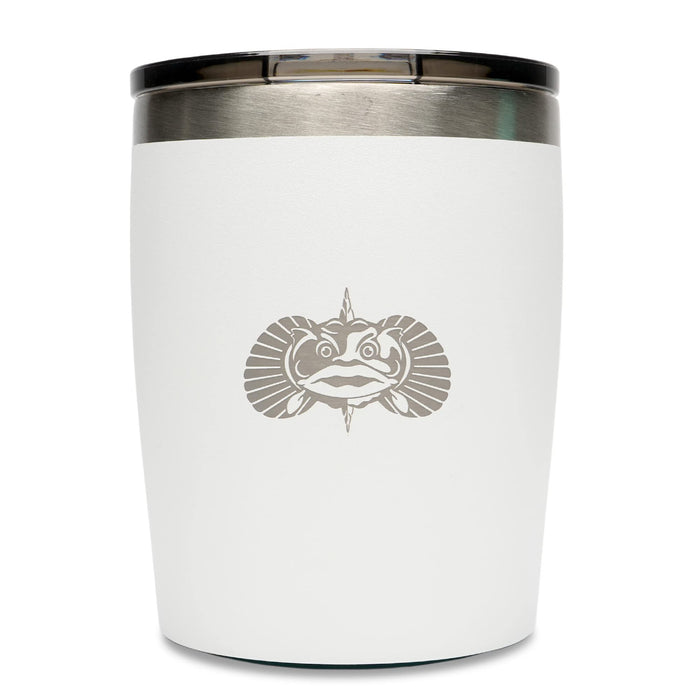 Toadfish Non-Tipping 10oz Rocks Tumbler - White