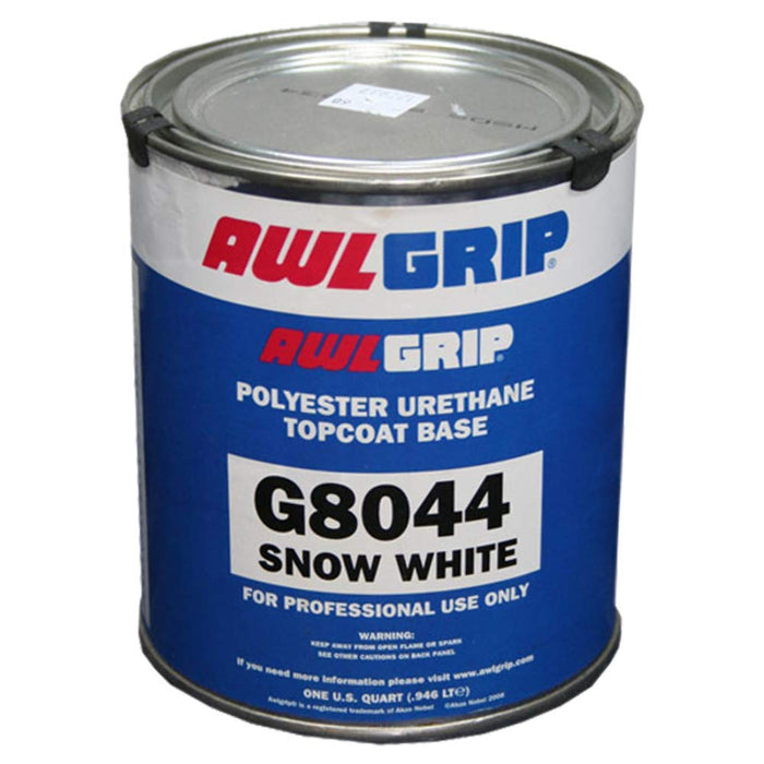 Awlgrip OG8044/1QTUS Polyester Urethane Topcoat, Snow White (L), Qt.