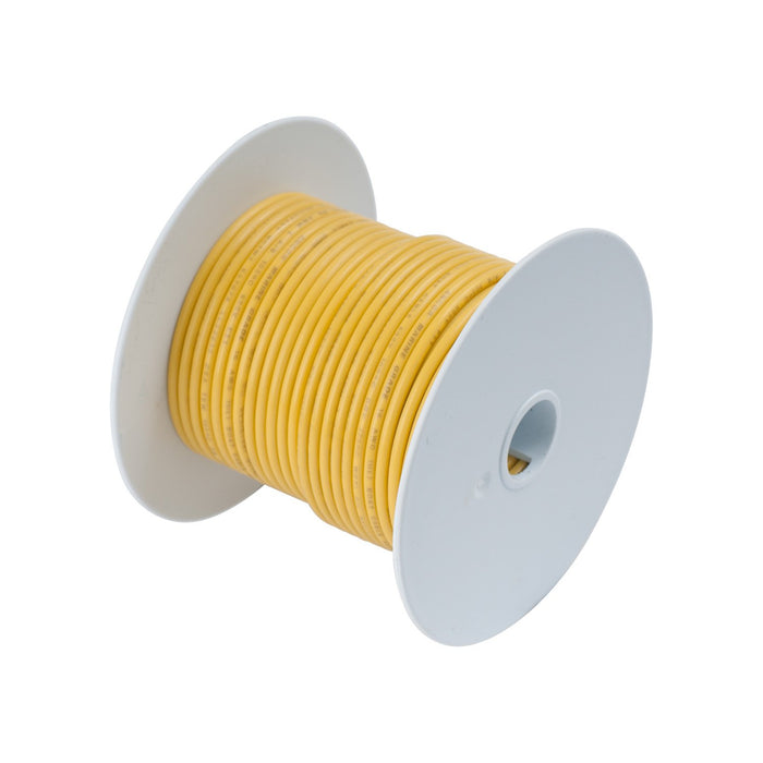 Ancor 116902 Marine Grade Tinned Copper Battery Cable, 1/0 AWG, 25', Yellow