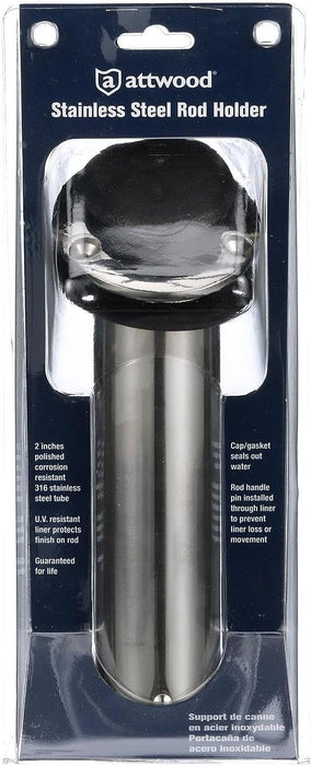 Attwood Standard Series Rod Holder - 30 Degree - Black Insert