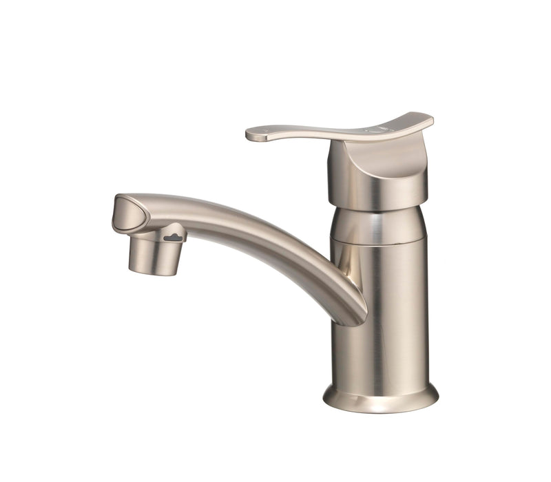 Dura Faucet DF-PL200-SN Single Lever Centerset Lavatory Faucet, Satin Nickel