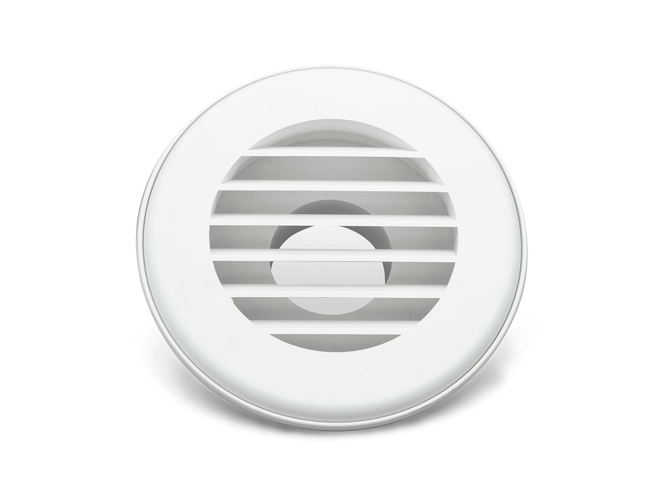 B&B Molders 94261 Thermovent Ducted Vent, 2" w/o Damper, Polar White