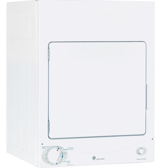 GE DSKS333ECWW Spacemaker® 120V Portable Electric Dryer
