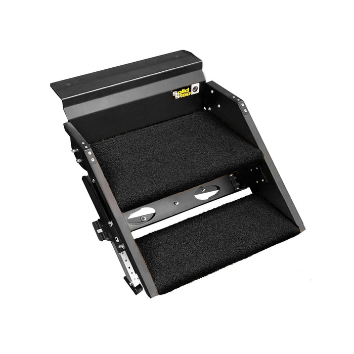 Prest-O-Fit 2-0286 Trailhead Step Rug Obsidian Black, 2 Step, 20.125 in.