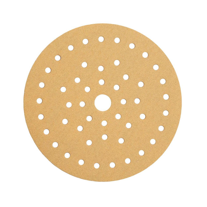 Mirka 23-5MF-080 Gold Multifit Dust Free Discs, 5", P80, 50/pk
