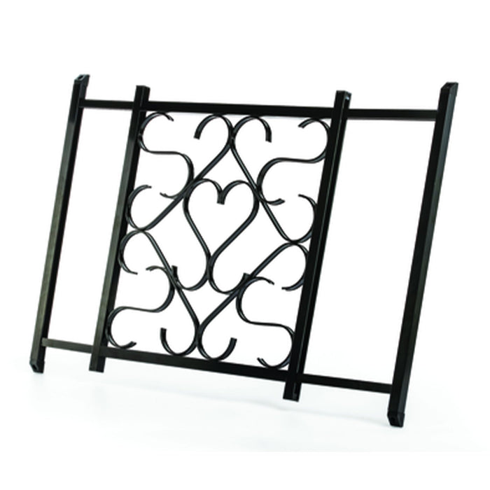 Camco 43993 Screen Door Push Bar and Deluxe Grille, Black