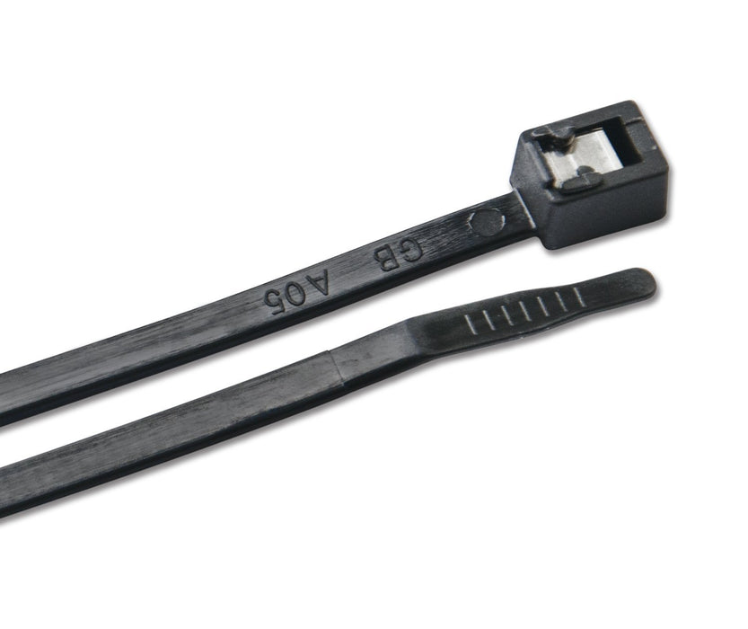 Ancor 199281 Self Cutting Cable Ties, 11" UV Black, 50/pk