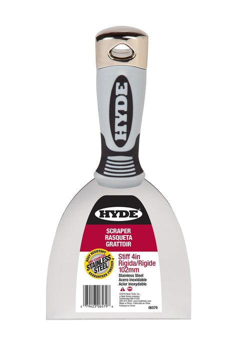 Hyde Tools 6579 Pro Stainless Series Scraper