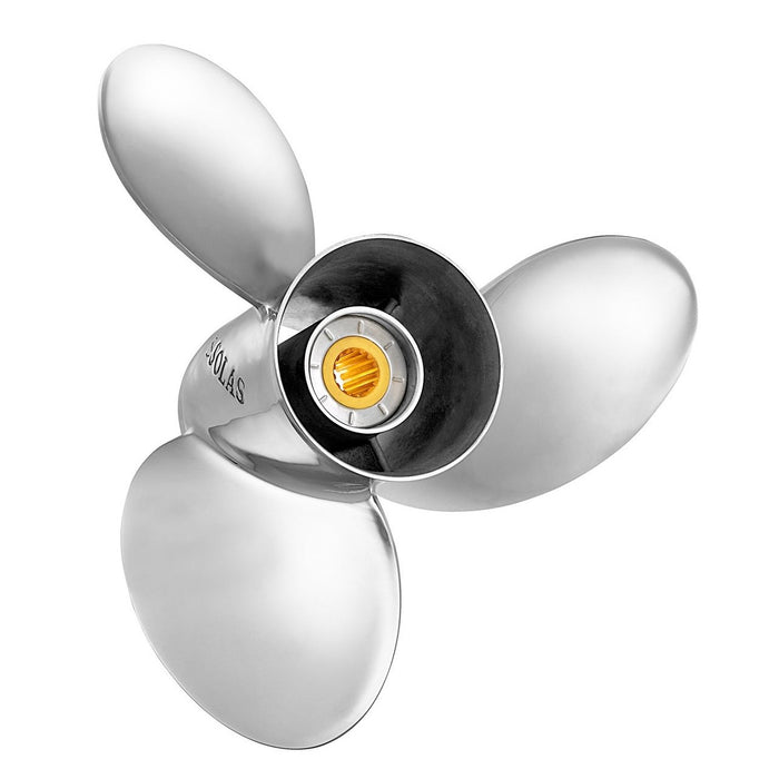Solas Propeller 9576-153-19 Solas Pro L3 SS Interchangeable Hub Propeller, LH 15.25 x 19, Type E