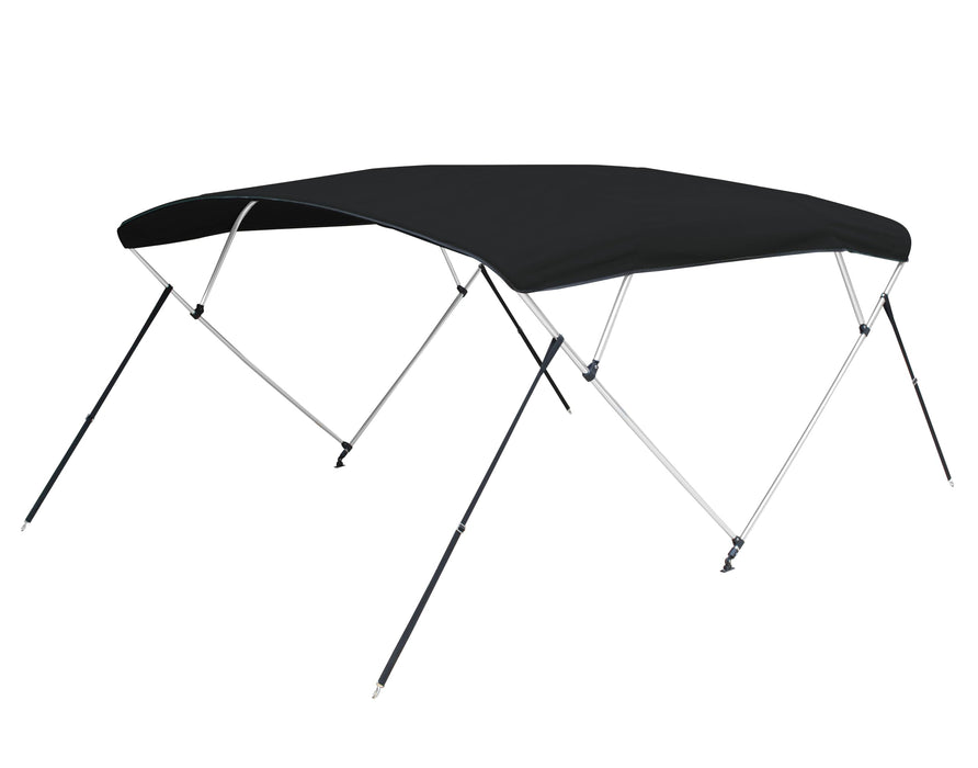 Carver Covers 4A5487TB02 54" High 4 Bow Fully Assembled Bimini Top Jet Black