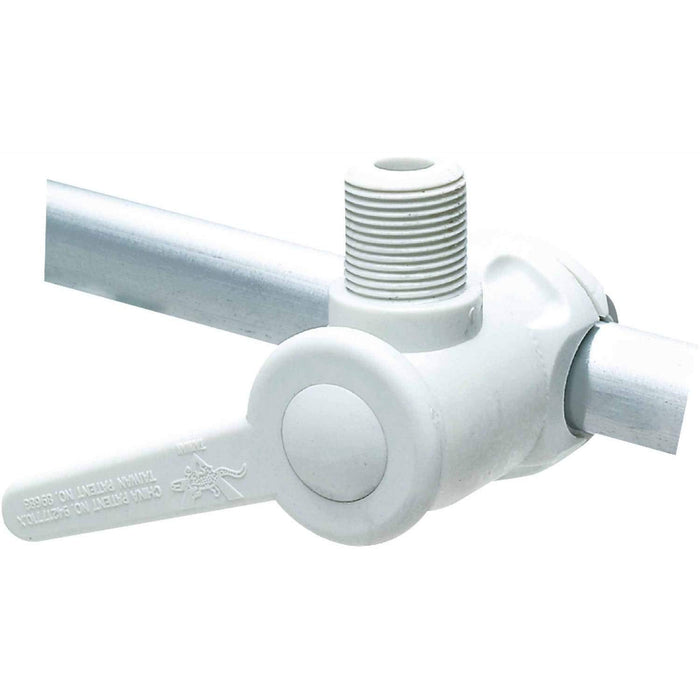 Seachoice 19561 Nylon Antenna Rail Mount White