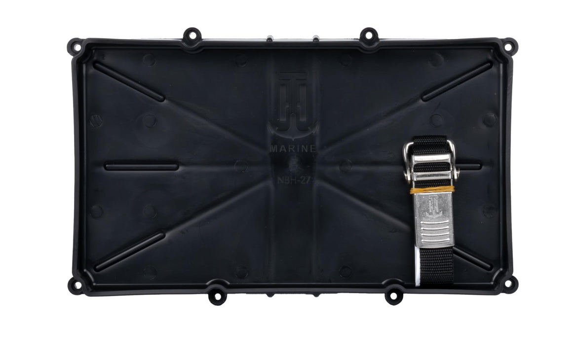 TH Marine NBH-27-SSC-DP T-H Marine Battery Holder Tray w/ SS Buckle for Series, 27 Battery