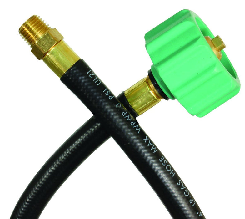 JR Products 07-30855 RV Rubber Pigtail Hose with 1/4" Male Pipe Thread End