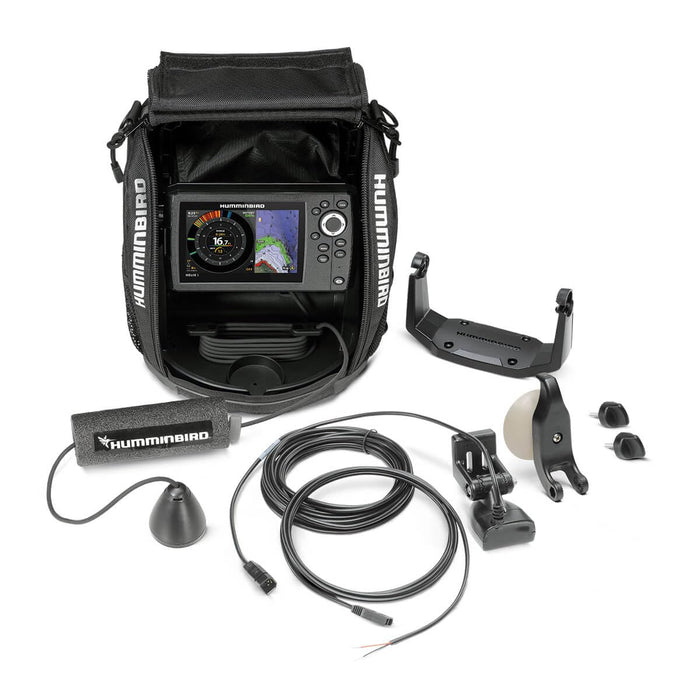 Humminbird 411740-1 Ice Helix 5 CHIRP GPS G3 All Season Fishfinder &, Chartplotter