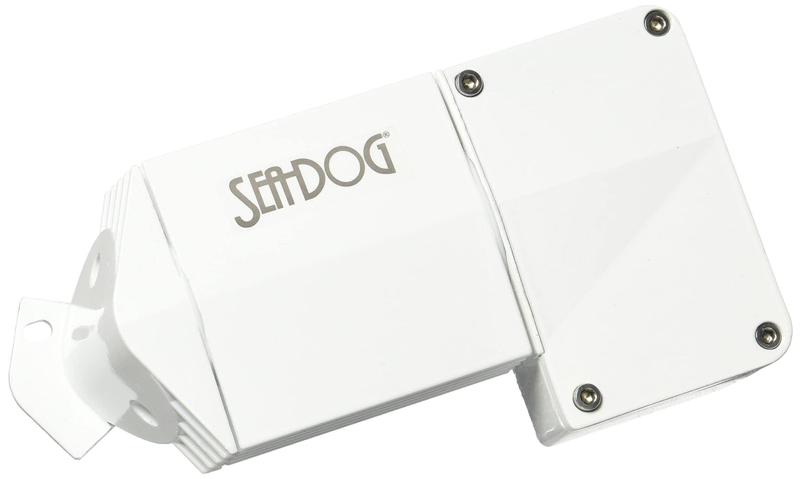 Sea Dog 412238W-3 Heavy Duty Wiper Motor, Powder Coated Aluminum/Stainless, 12V, White Finish