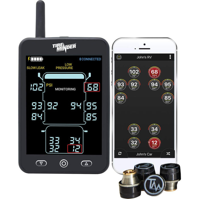 Minder Research TM22129 Minder Tireminder A1As Tire Pressure Monitoring System, w/4 Standard Transmitters