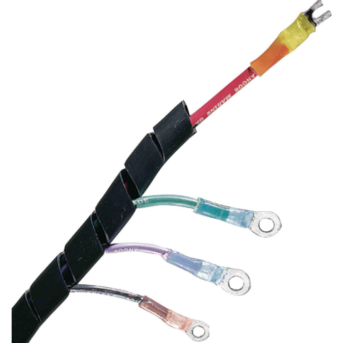 Ancor 452751 Black Marine Grade Spiral Wrap