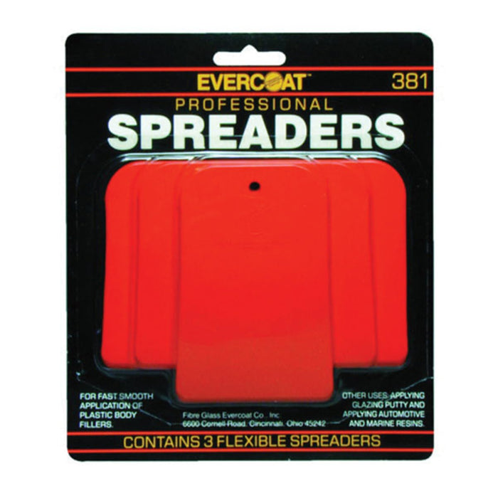 Fibre Glass-Evercoat 1100381 Plastic Spreader Kit (3/Cd)