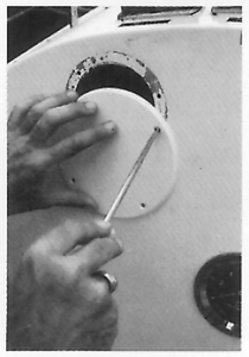 Bernard Engraving M12 Coverplate 5 White W/O Screws
