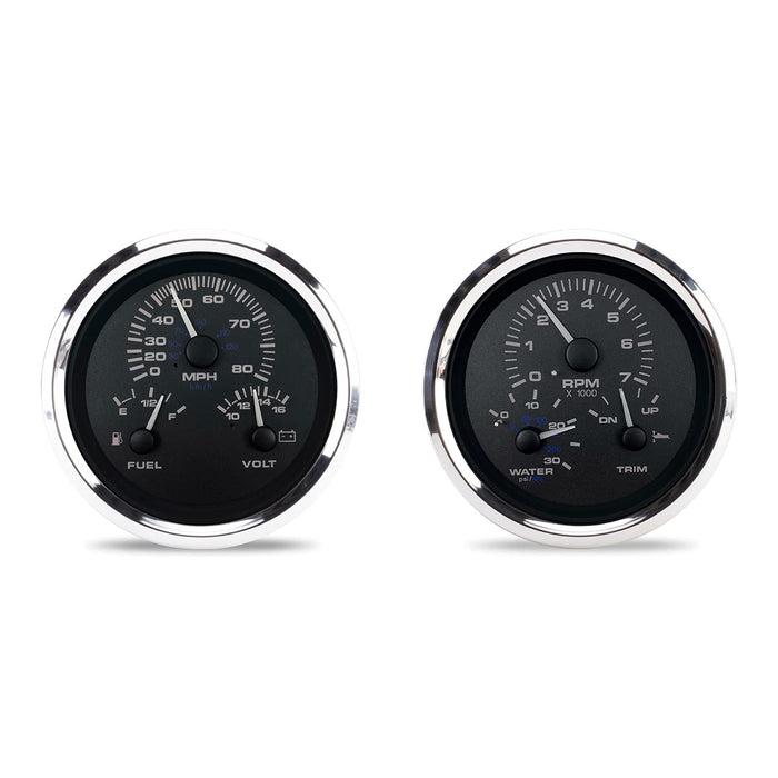 Sierra 20000P Premier SS Series Multi-Function Gauge Kit, Mercury/Yamaha