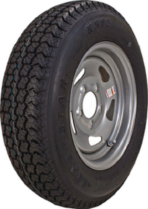Loadstar Tires 3S579 Bias Tire & Wheel (Rim) Asm ST215/75D-14 5 Hole C Ply