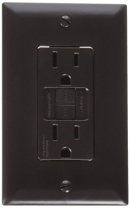 RV Designer S805 AC GFCI RV Outlet with Cover Plate