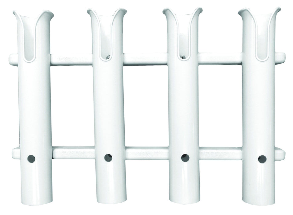 Taco Metals P03-064W Polyethylene 4-Rod Rack, White