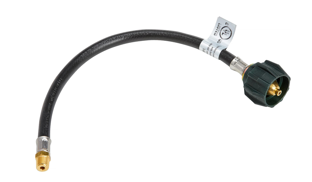 Suburban Mfg LPPT15M Suburban RV Type 1 Acme Nut Pigtail w/ 1/4" MPT Fitting, 15"