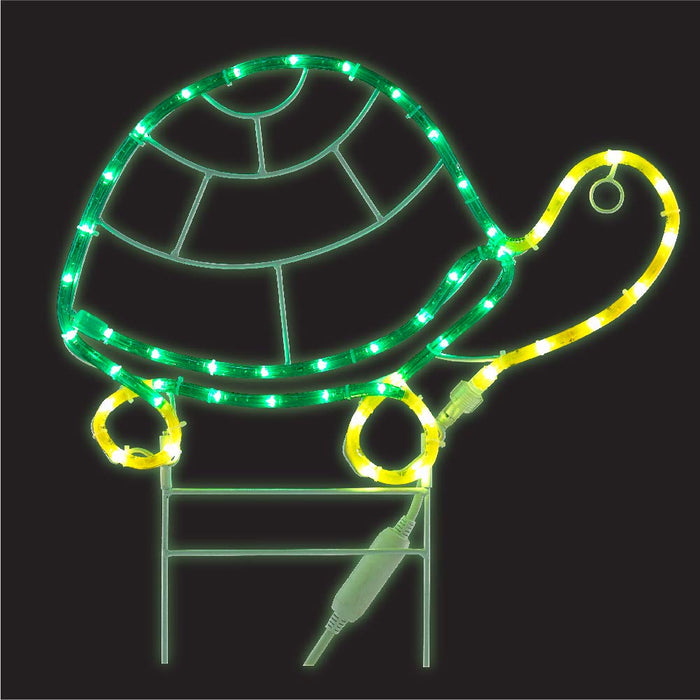 Ming's Mark 8080124 Green Long Life LED Turtle, 18"