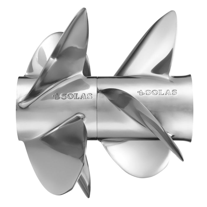 Solas Propeller 1654-160-20 Solas Dual Propeller for Mercruiser Bravo Three, SS, Front