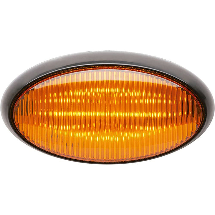 FulTyme RV 1172 FulTyme RV LED Porch Light, Yellow Light/ Black Housing w/o Switch