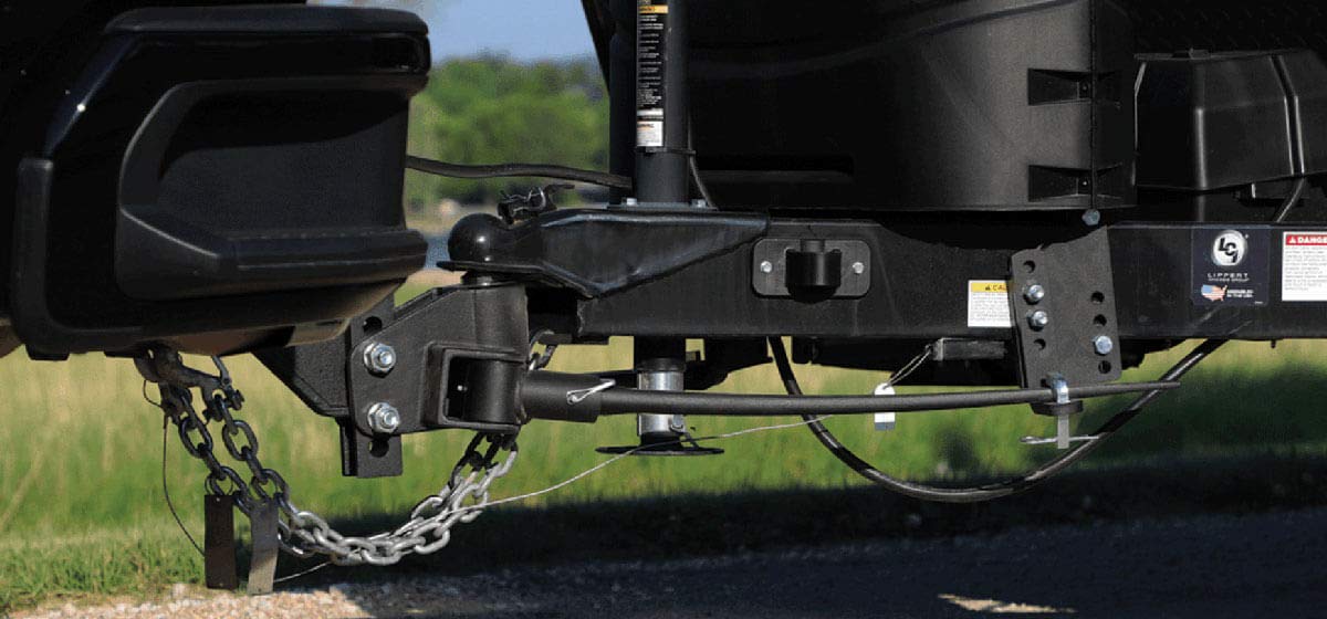 Blue Ox BXW0853 TrackPro™ Weight Distributing Hitch for Underslung Couplers, 800 lb. w/7 Hole Shank