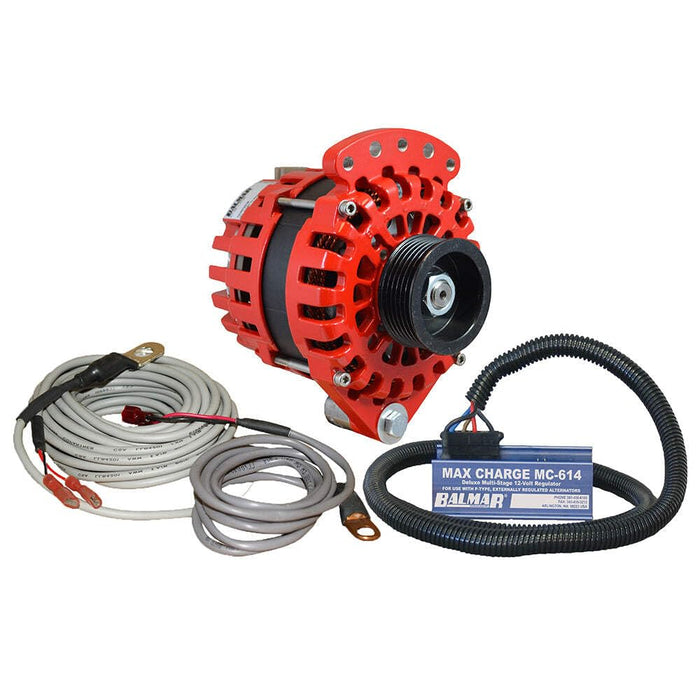Balmar XT-SF-170-K6-KIT Alternator 1-2" Single Ft K6 Serpentine Pulley Regulator, & Temp Sensor 170A Kit 12V