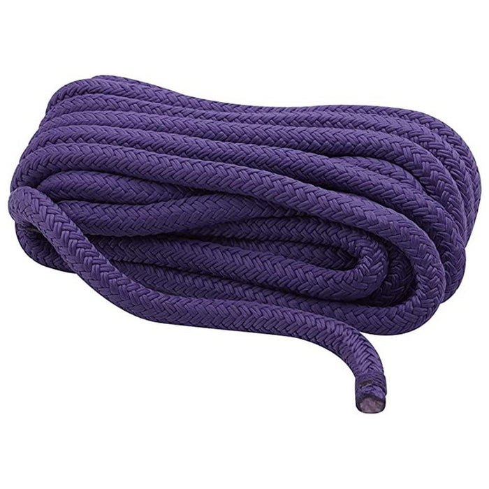 Seachoice Double-Braid Nylon Dock Line w/ Eye Splice, Pre-Shrunk, Heat Stabilized, 1/2 In. X 25 Ft., Purple