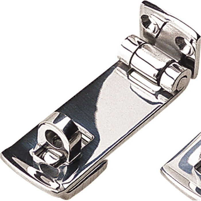 Sea Dog 221136-1 Swivel Hasp, Heavy Duty, Angle Style, 304 Stainless, #8 Fastener, 3-1/8" x 1-1/8"