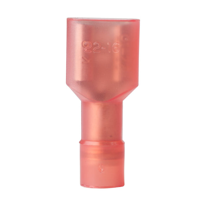 Ancor 231408 Marine Grade Fully Insulated Nylon Disconnect, Female, 22-18 Wire, Red, 4/Pk