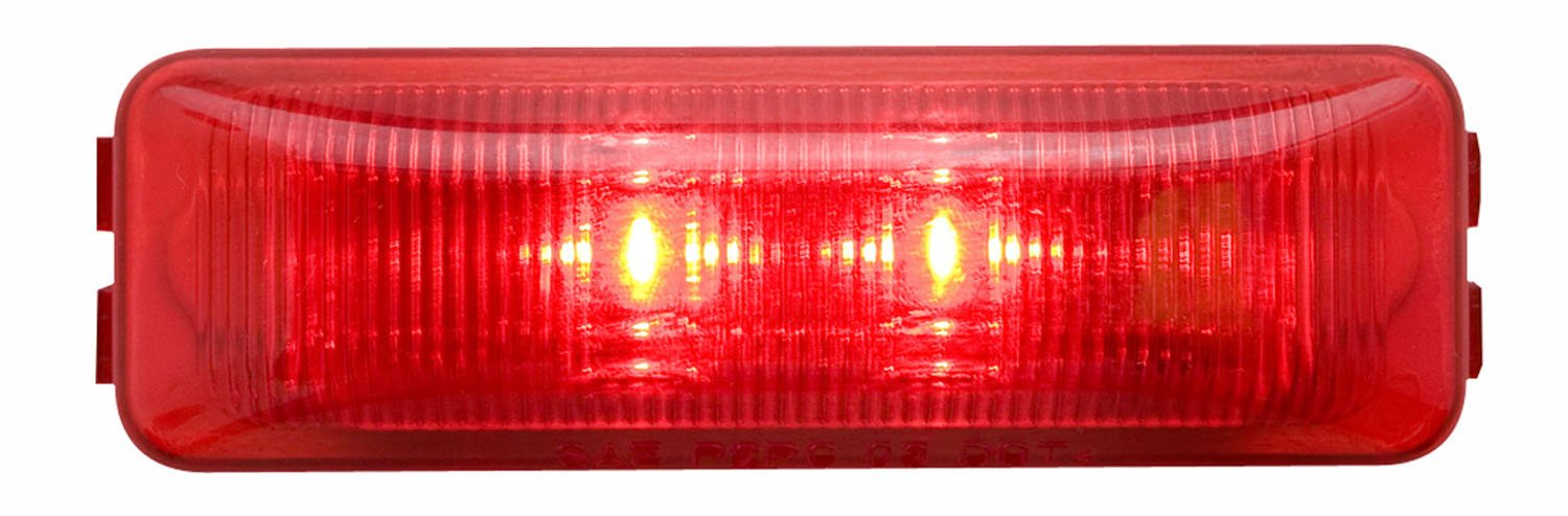 Optronics MCL61RBP Fleet Count LED Thin Marker Light, Red