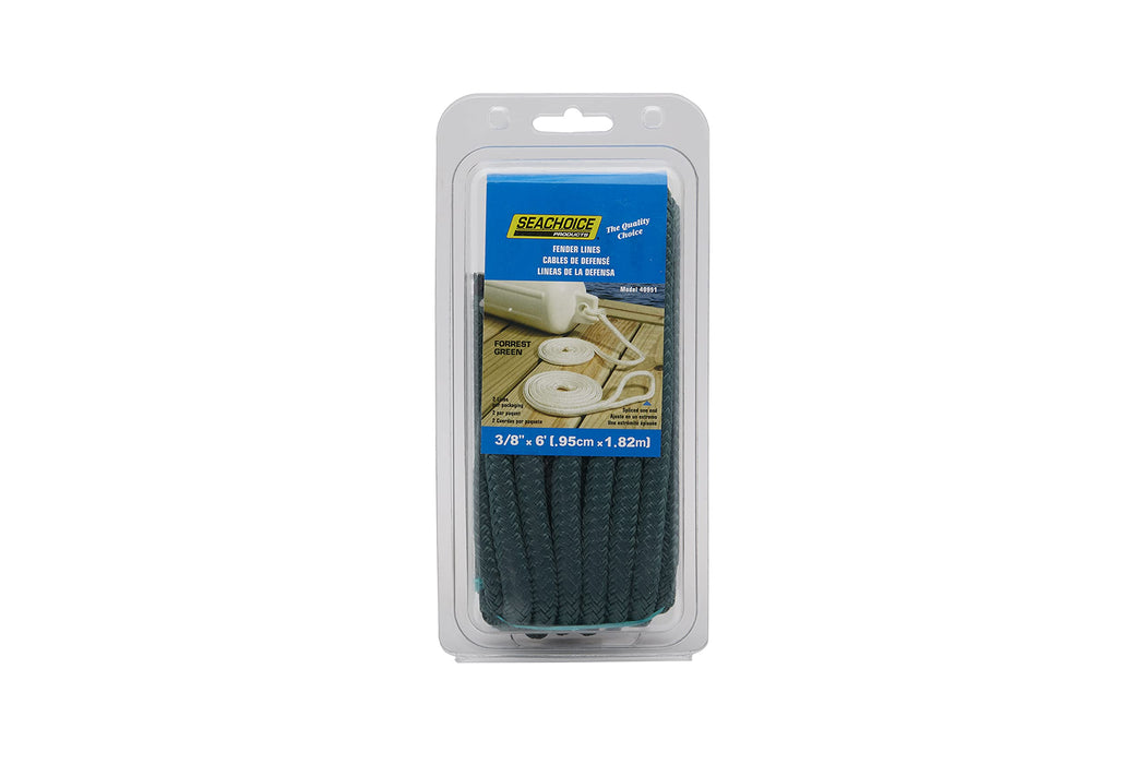 Seachoice Double Braided Nylon Fender Line (2 Per Pack)