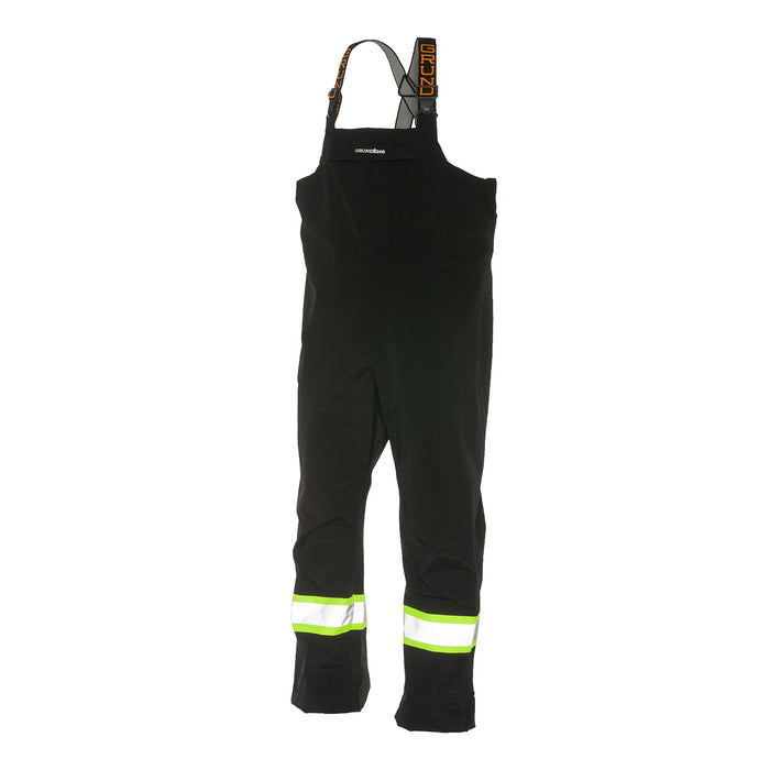Grundens 10350-007-0017 Full Share Bib CSA-CSA Black Reflective-XXL