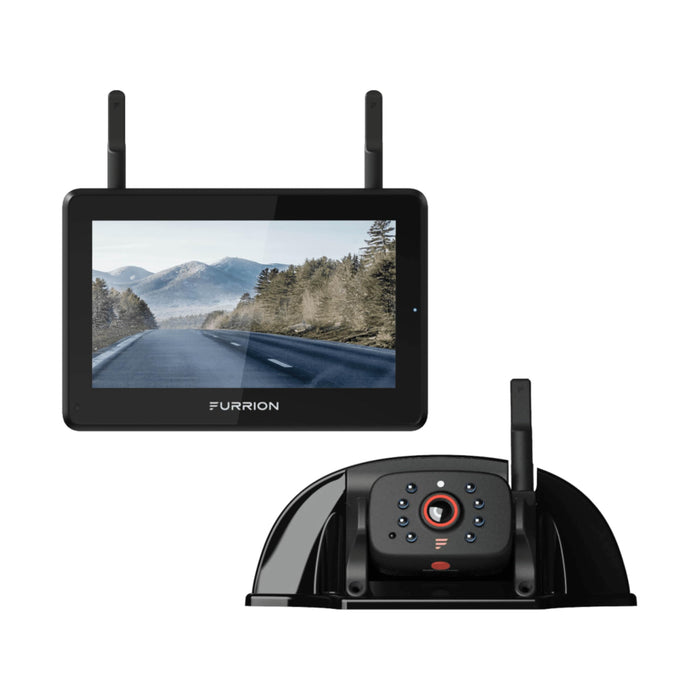 Furrion 2021124329 Vision S+ RV Observation System 7" Monitor, Sharkfin Camera