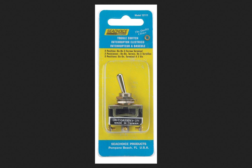 Seachoice 12111 2 Position Toggle Switch With 3 Screw Terminals On/On