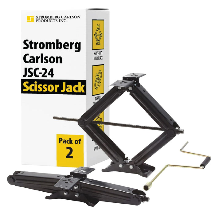 Stromberg Carlson JSC-24 24" RV Scissor Jack, 2-pk
