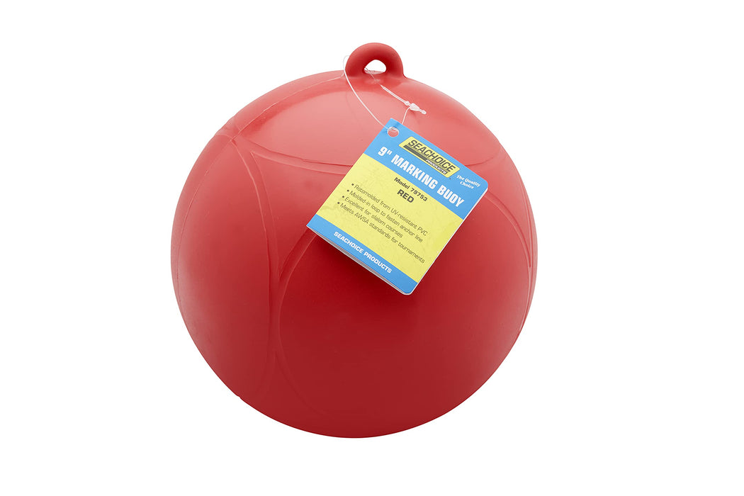 Seachoice DE95887S 79753 Slalom/Marking Buoy Red, 9" Dia.