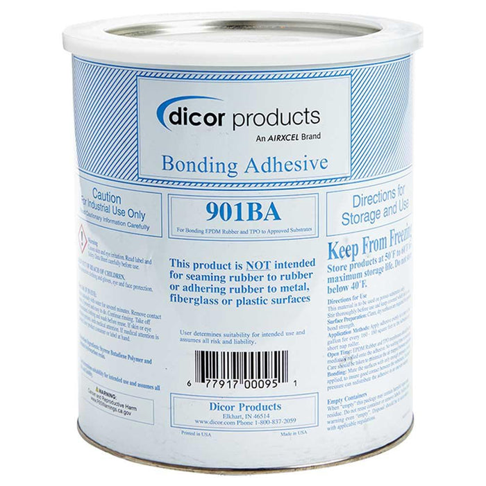 Dicor Corporation 917BA-5 EPDM Rubber Roof System Water Based Bonding Adhesive, 5 Gal. Pail