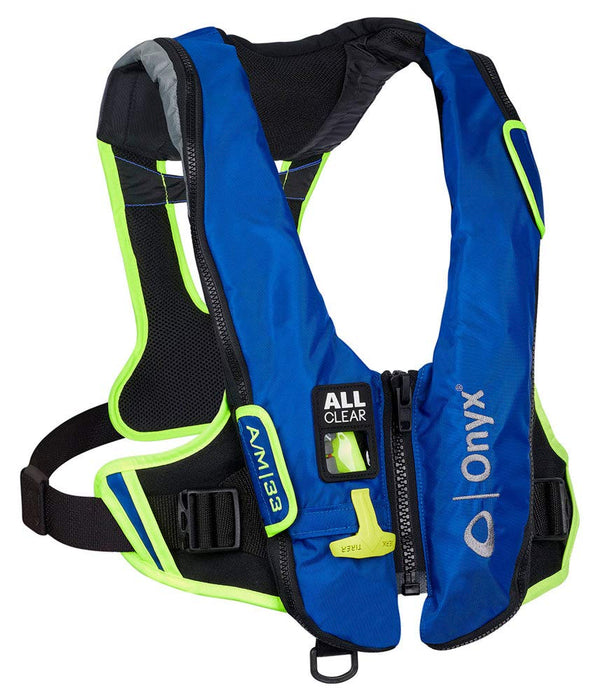 Kent 132800-500-004-21 Onyx Impulse 33 All Clear Auto/Manual Inflatable Life, Jacket, Blue