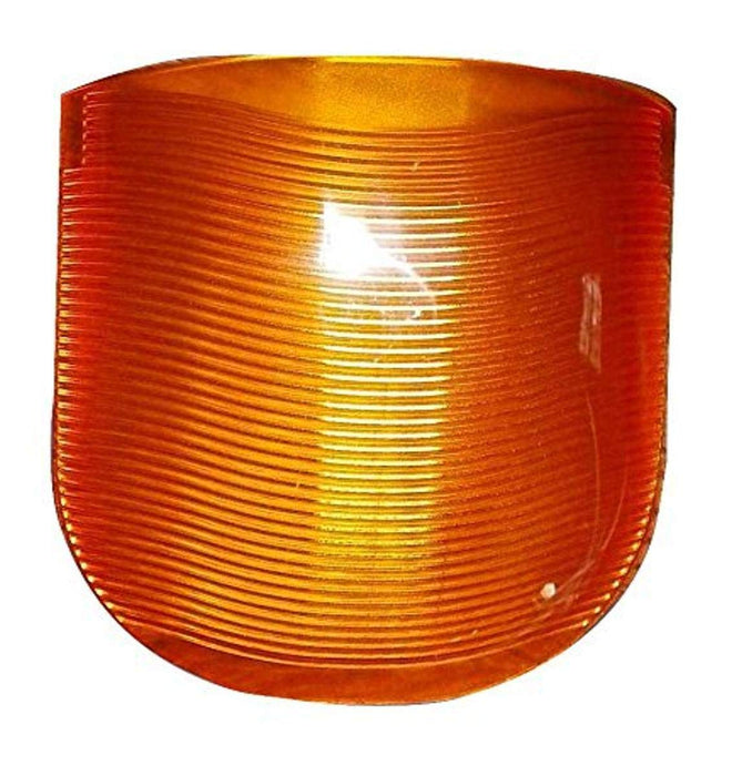 Fasteners Unlimited CMD-89-319A Amber Polycarbonate Lens, Size: 5" x 4-7/16" x 1-5/16"