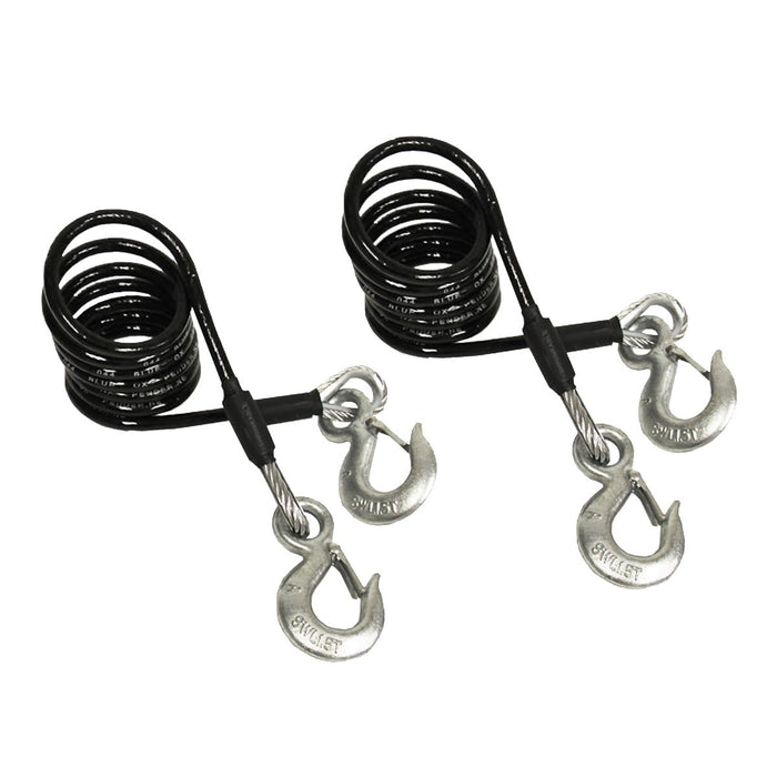 Blue Ox BX88197 Class IV 10,000 lb 7' RV Safety Cable Kit, 1 pr.