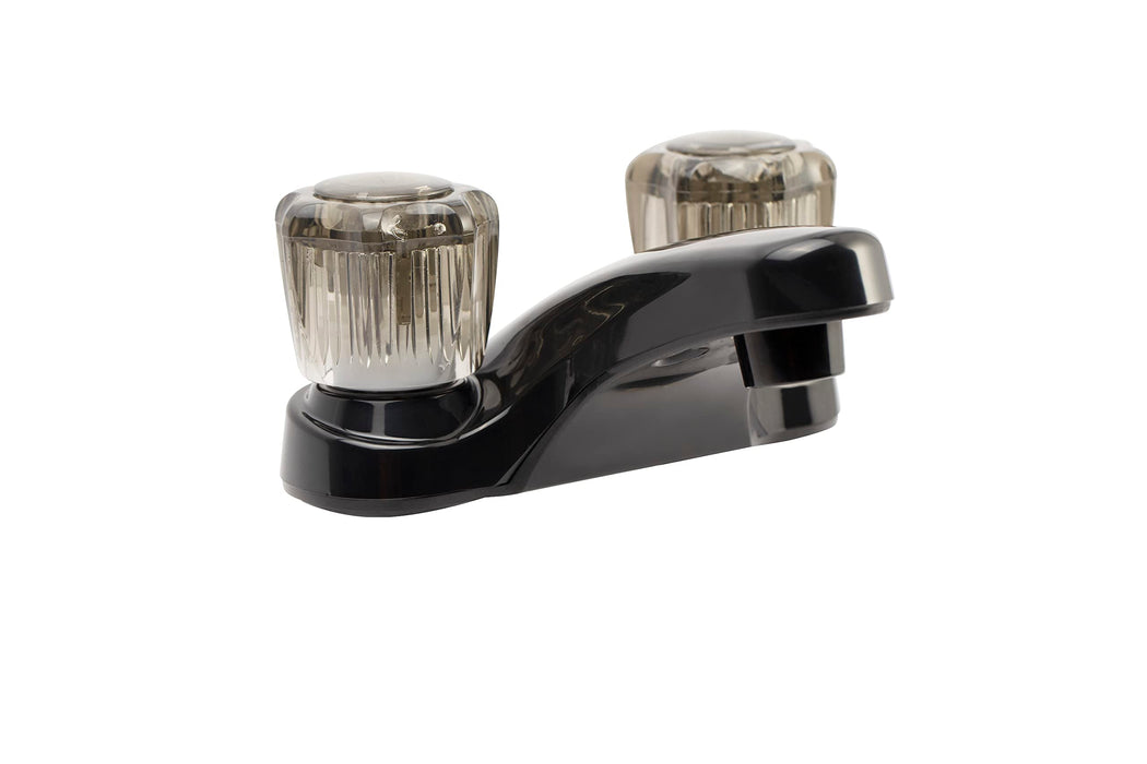 Dura Faucet DF-PL700S-BK DFPL700SBQ Two Handle Lavatory Faucet, Black