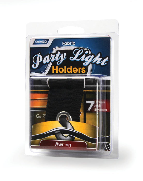 Camco 42733 Fabric Party Light Holders, 6/pk