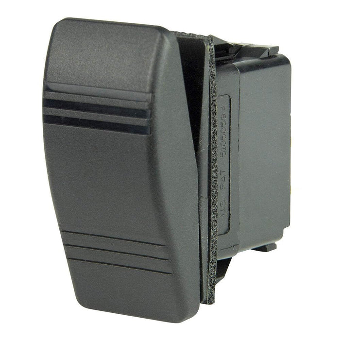 BEP 1001810 Weather Resistant Contura Rocker Switch, Off-(On), DPST, 1/4" Blade Terminals